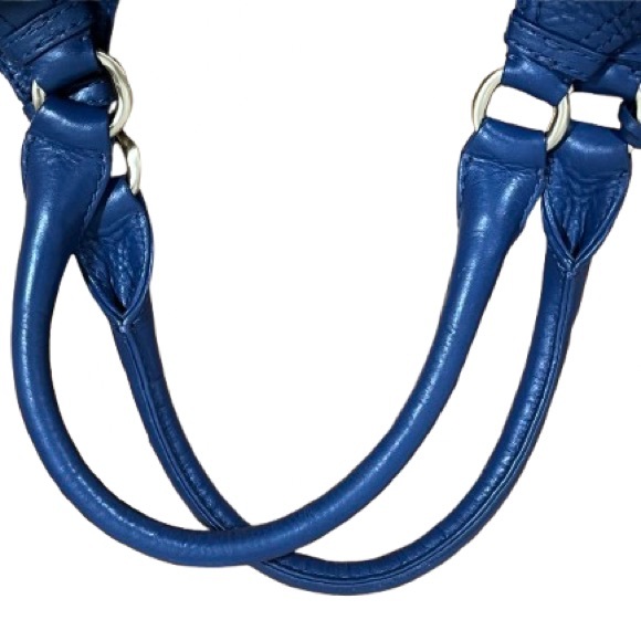 Cole Haan leather shoulder bag blue - Picture 5 of 13